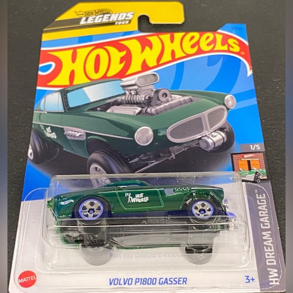 ✅ 🚗 4/20 🚗 MATTEL HOT WHEELS 1/5 HW DREAM GARAGE VOLVO P1800 GASSER #01/250 - Picture 3 of 3